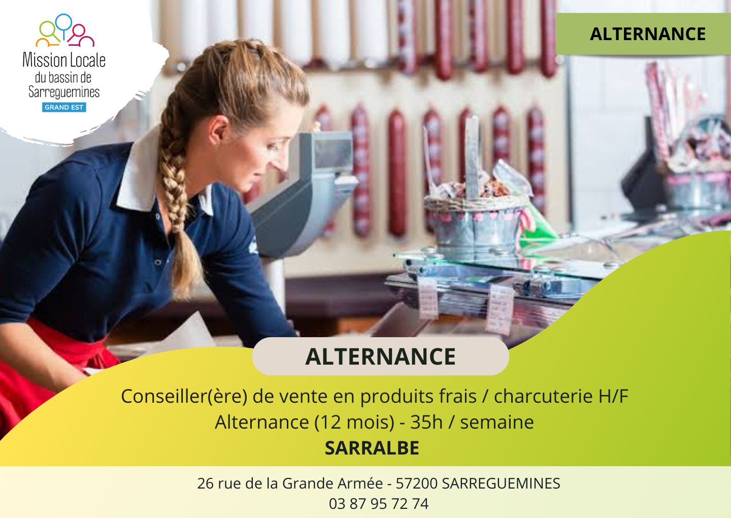 Apprentissage - Charcuterie Cloture le 01.09.26